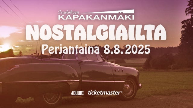 NOSTALGIAILTA paikkakunnalla Kapakanmäki, Tuulos 08/08/2025