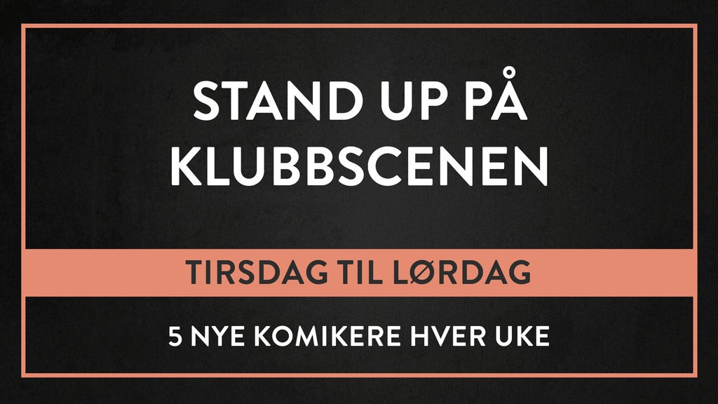 Standup på Klubbscenen