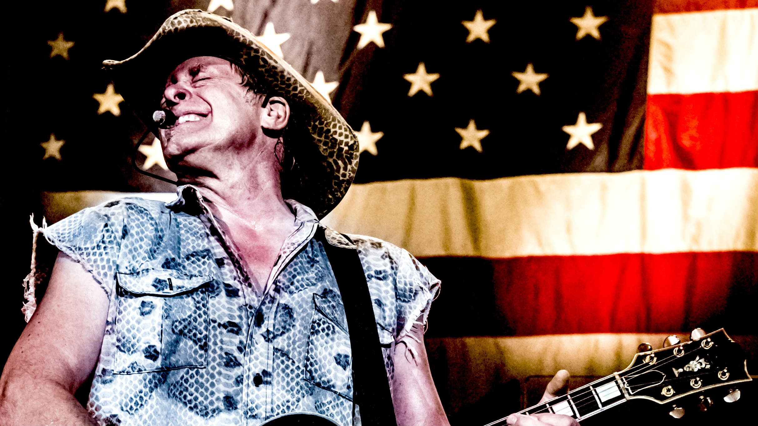 Ted Nugent – Stranglehold 50th Anniversary Tour at Michigan Lottery Amphitheatre at Freedom Hill – Sterling Heights, MI