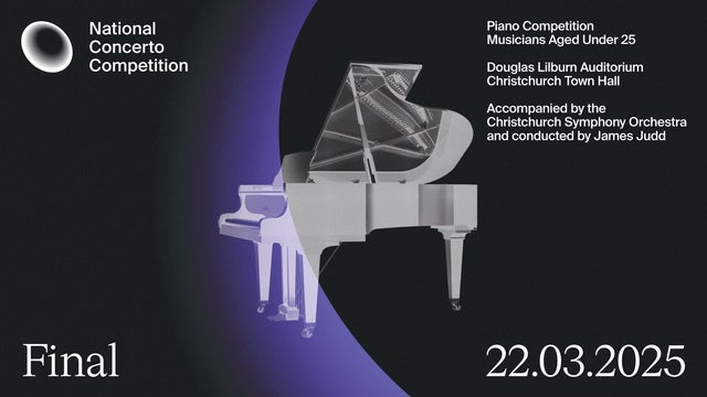 2024/2025 National Concerto Competition Final in Christchurch Town Hall 22/03/2025