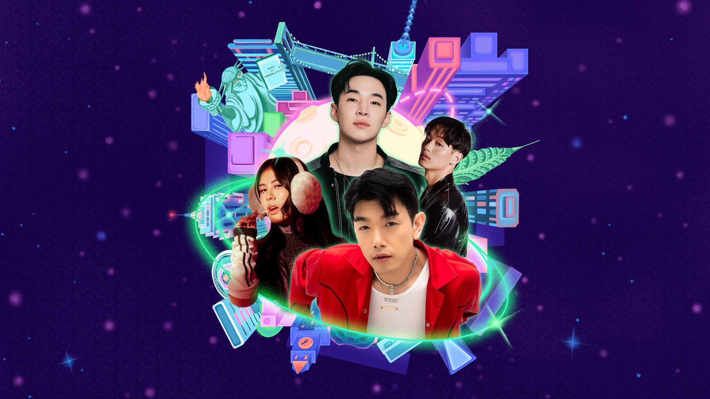 MetaMoon 2024 featuring Eric Nam, Henry Lau, Emei, & SUNKIS hero