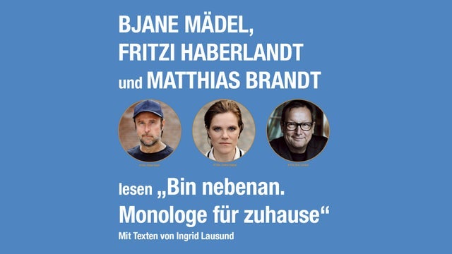 Bjarne Mädel, Fritzi Haberlandt & Matthias Brandt lesen in Metropol Theater Bremen 14/06/2025