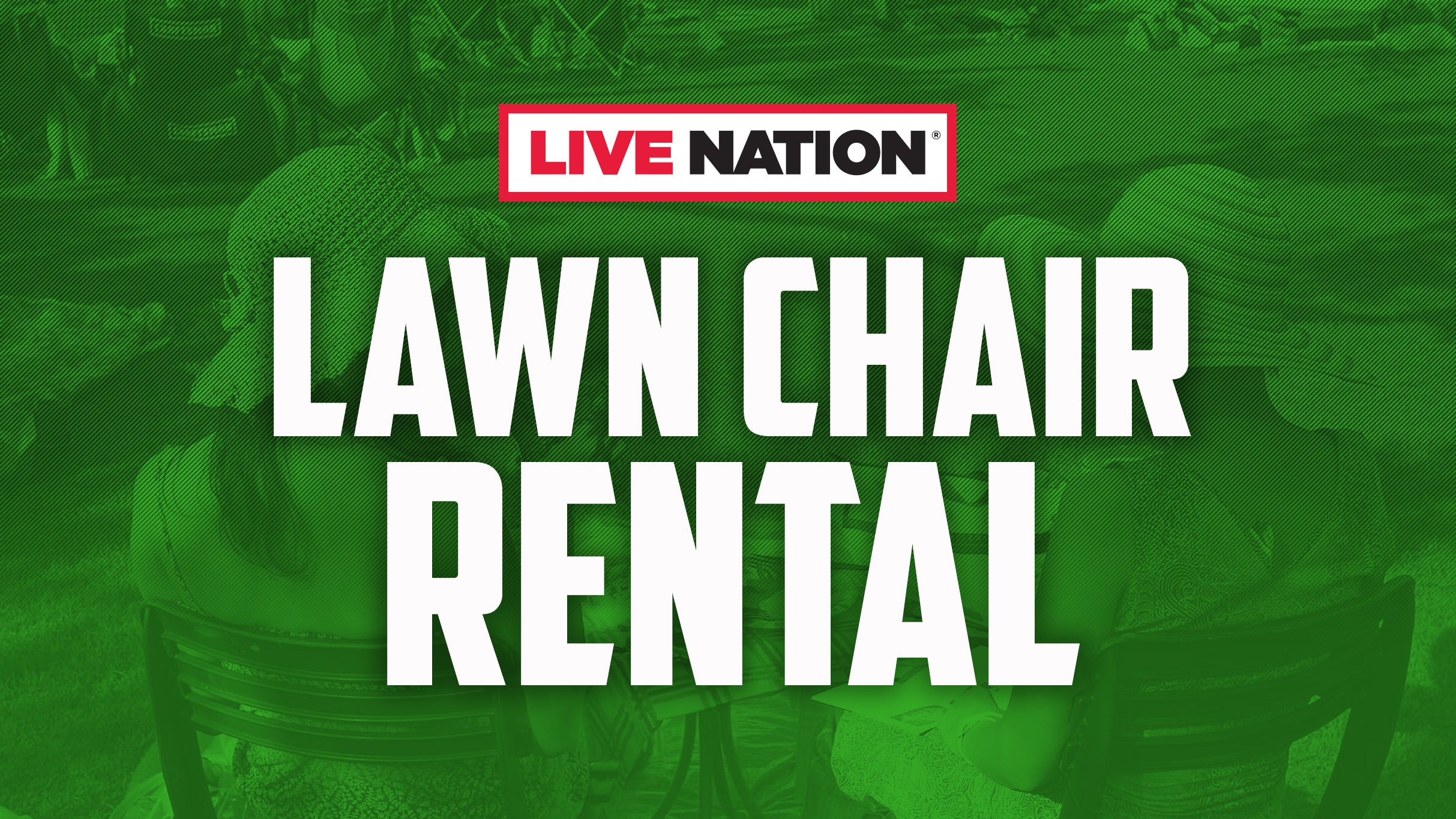 Ticket Reselling Lawn Chair - Ween (Not A Concert Ticket)