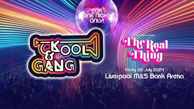 Kool and the Gang in M&S Bank Arena Liverpool 26/07/2024