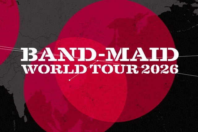 Band-Maid World Tour 2026 in México promotional photo for Preventa Banamex presale tickets offer