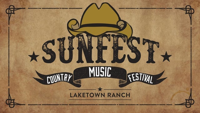 Sunfest Country Music Festival in Laketown Ranch Music and Recreation Park, Lake Cowichan 30/07/2026