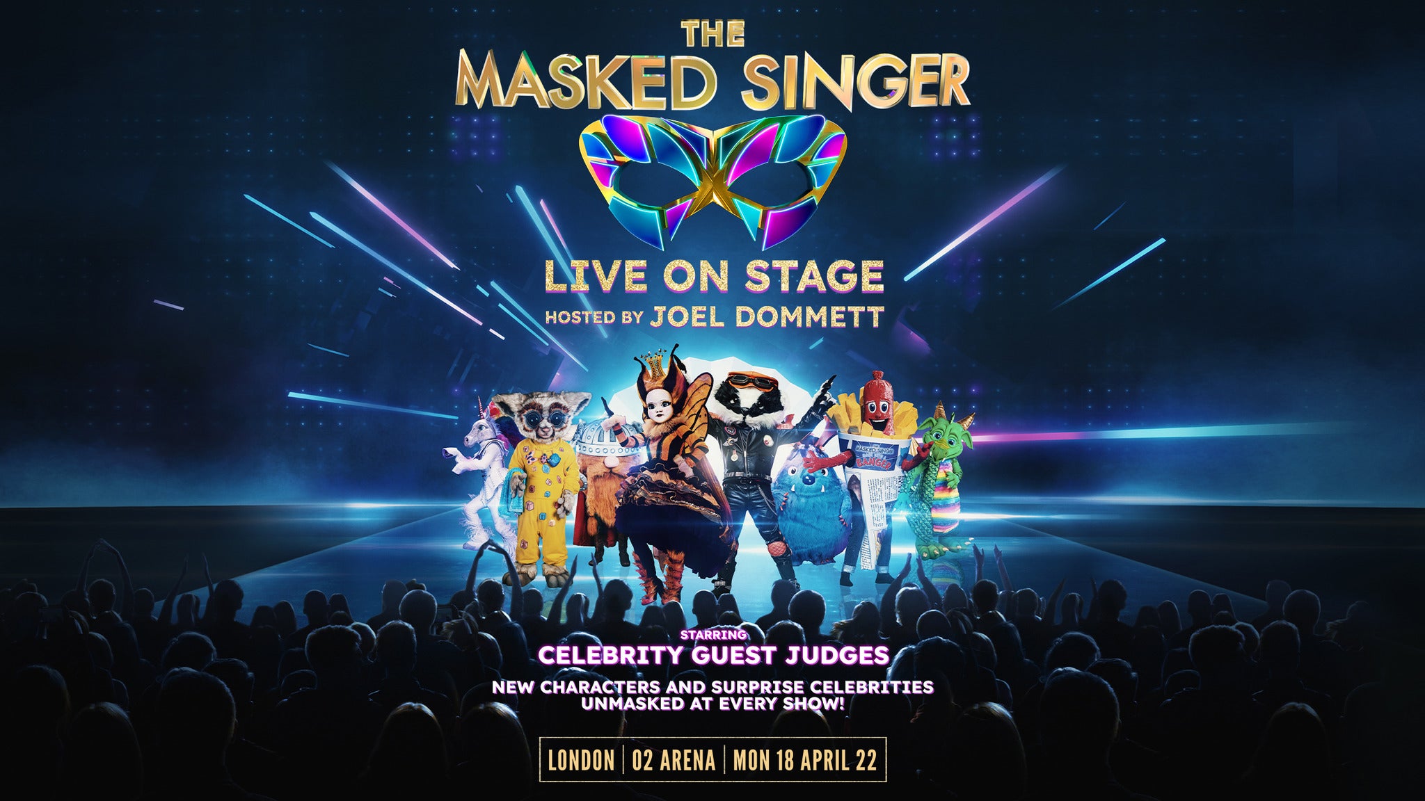The Masked Singer Live UK Tour 2022 Event Title Pic