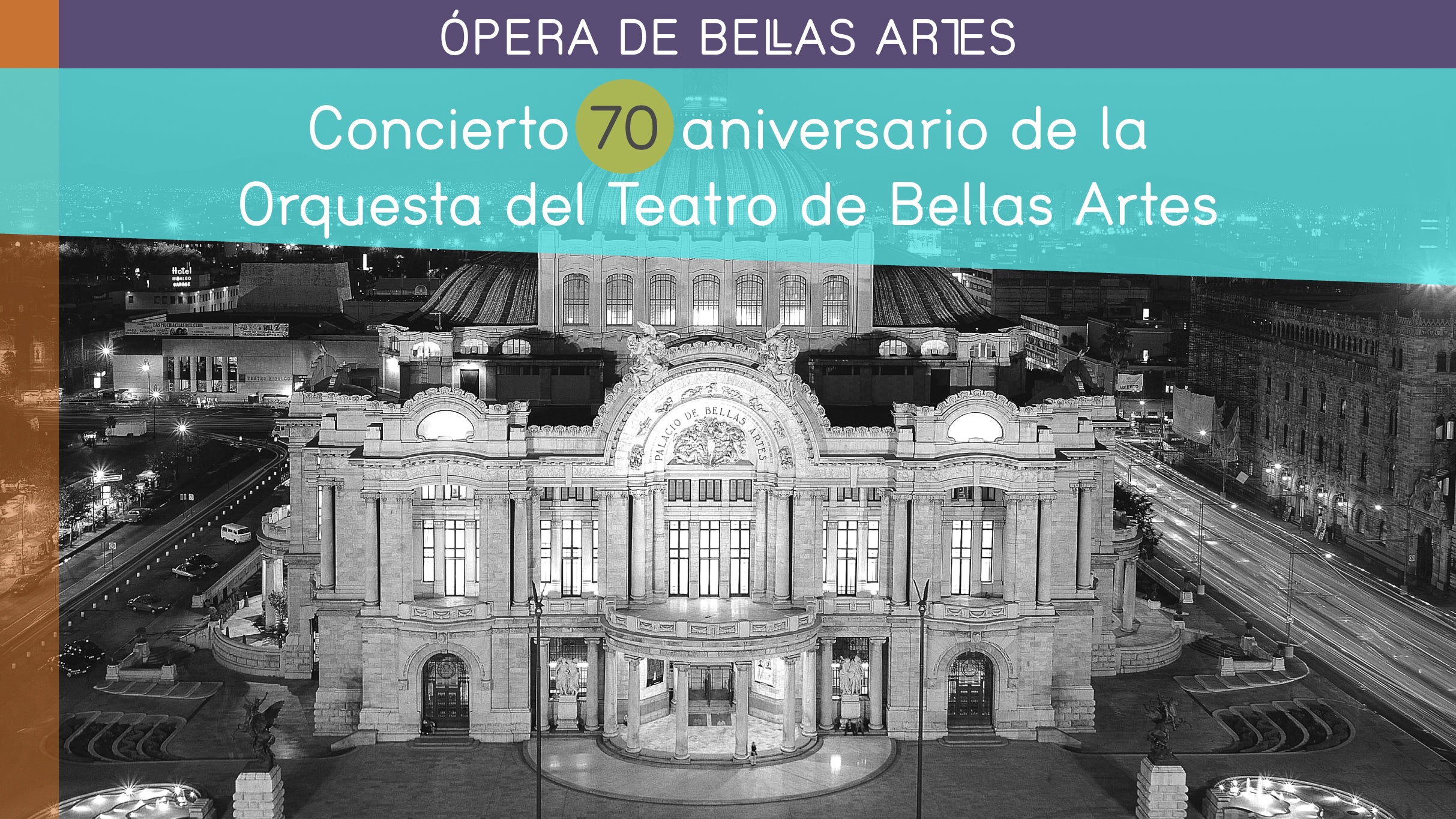 70 Aniversario Orquesta del Teatro PBA. 8+. Ingreso 16:30 h.