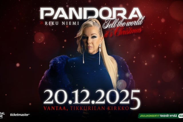 Presale codes for pandora & riku niemi: tell the world it’s christmas..: members use these when buying pre-sale tickets