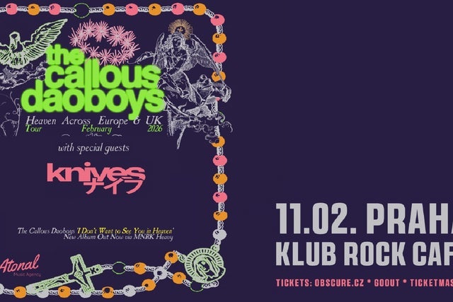 Presale codes for the callous daoboys: members use these when buying pre-sale tickets