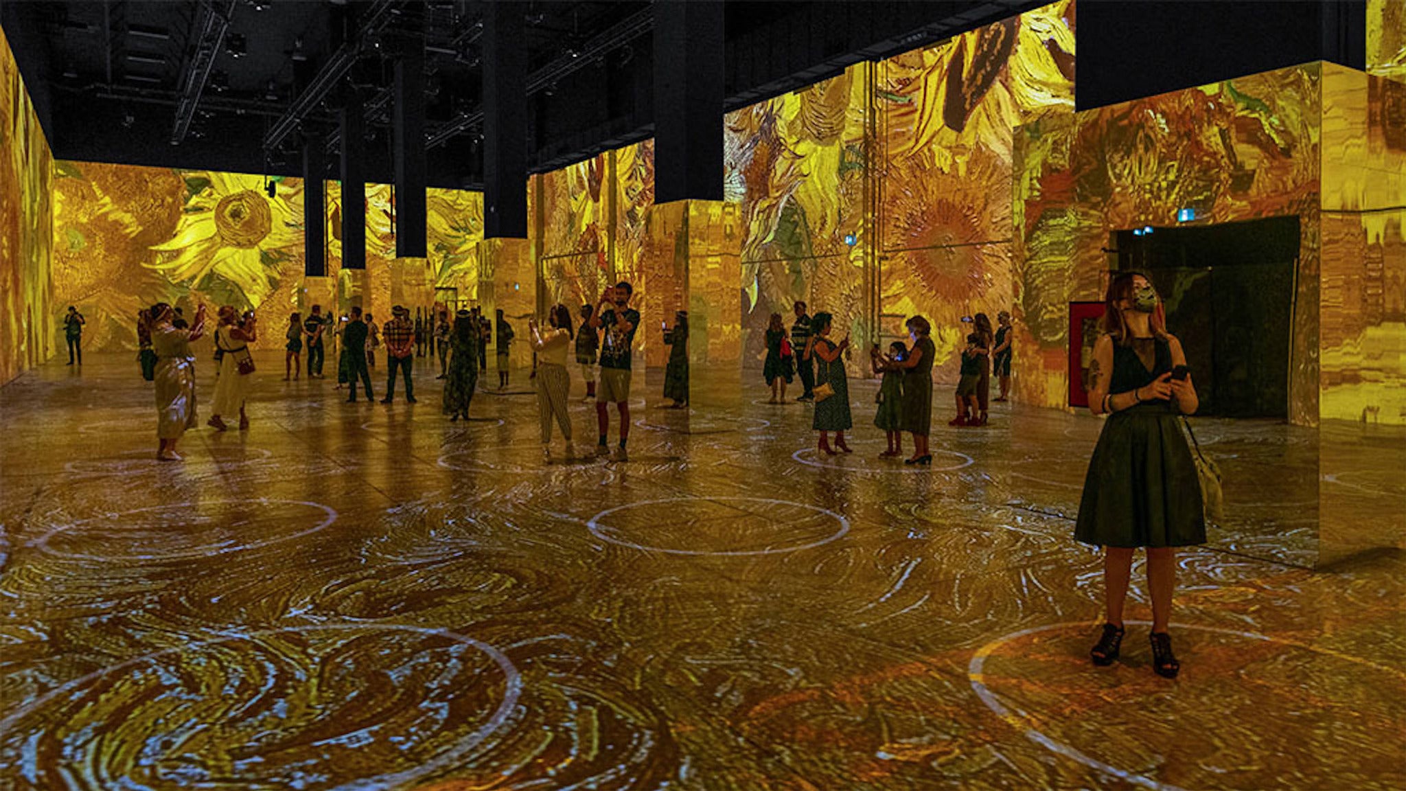 Immersive Van Gogh Madison December 22, 2022 at Greenway Station in