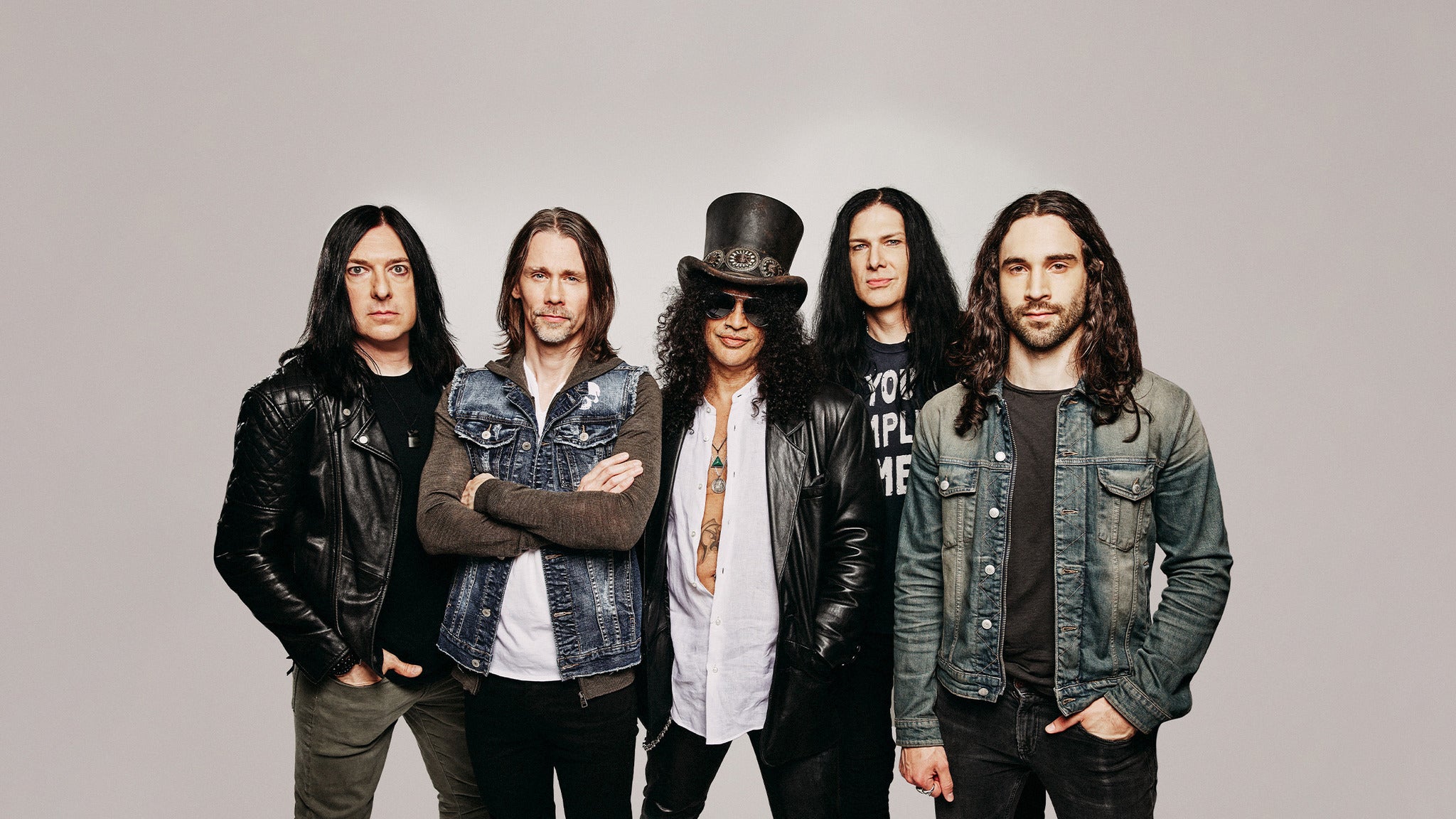 Slash featuring Myles Kennedy and The Conspirators in Boston promo photo for Artist presale offer code