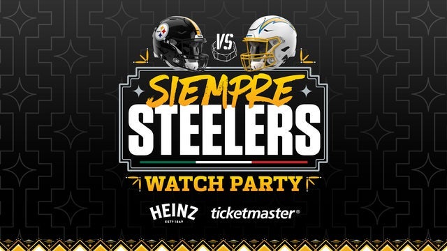 Siempre STEELERS Watch Party event poster