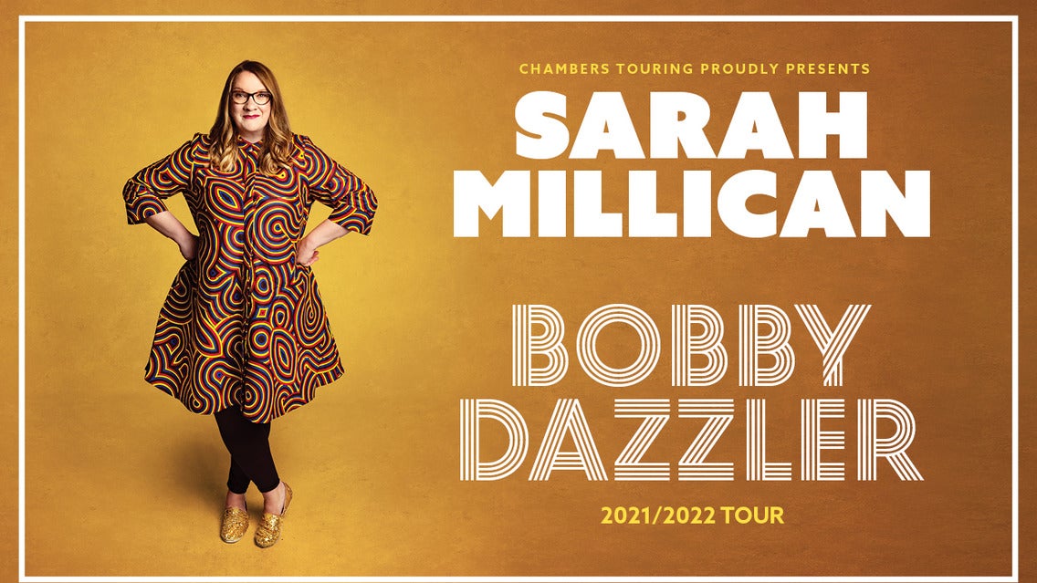 Sarah Millican - Late Bloomer Event Title Pic