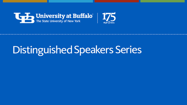 UB Distinguished Speaker Series