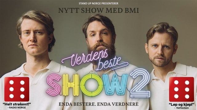 BMI – VERDENS BESTE SHOW 2 på Ole Bull Scene, Bergen 04/04/2024