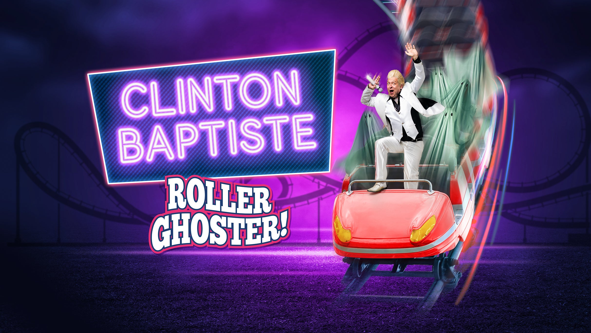 Clinton Baptiste: Roller Ghoster! Event Title Pic