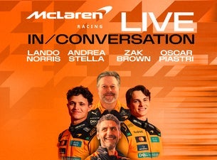 McLaren Racing Live in Conversation The O2 Arena Seating Plan