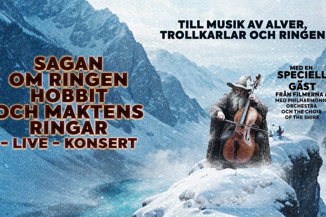 Sagan om ringen, Hobbit och Maktens ringar - livekonsert in Sweden