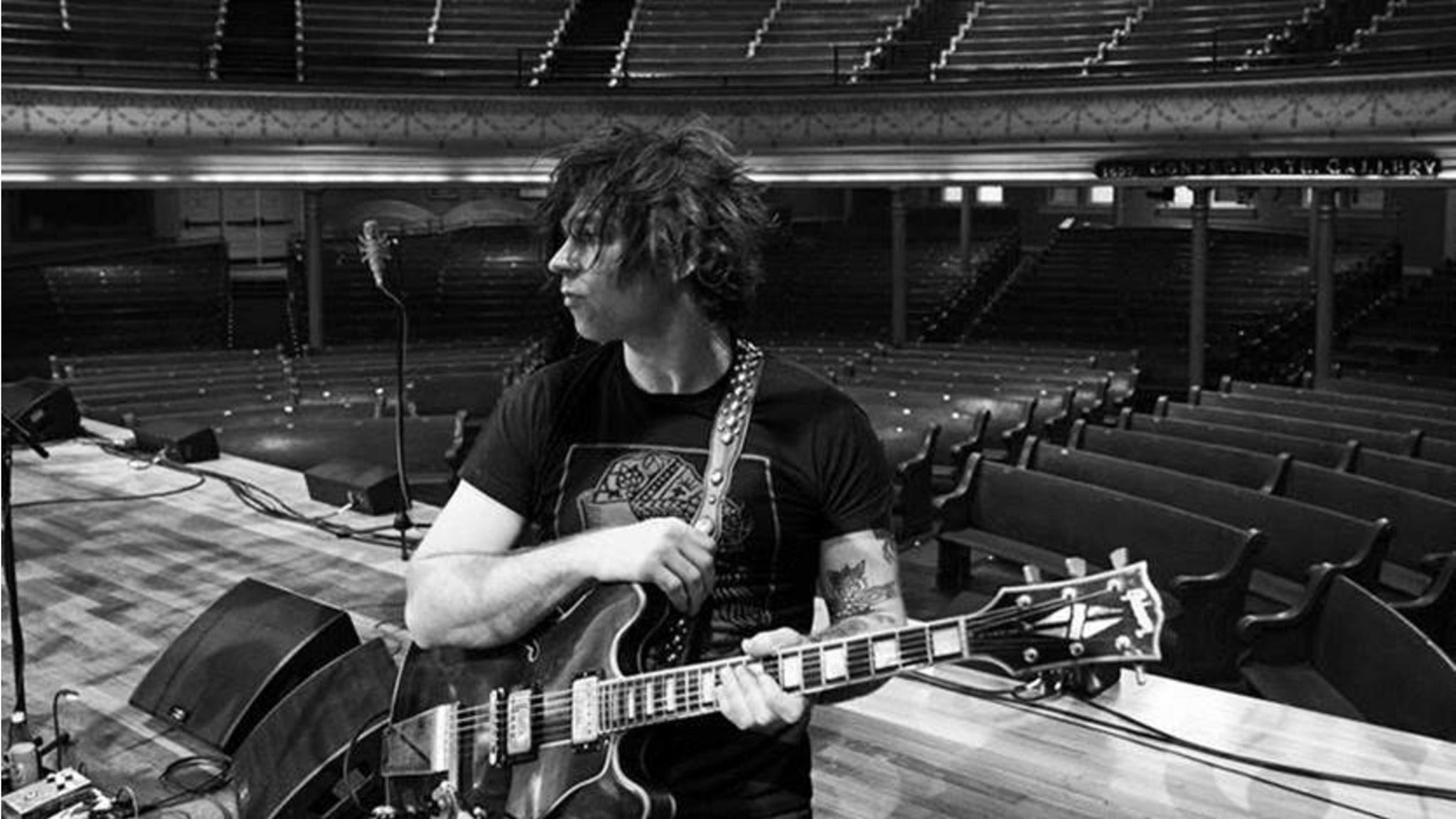 Ryan Adams in Asheville promo photo for Live Nation presale offer code