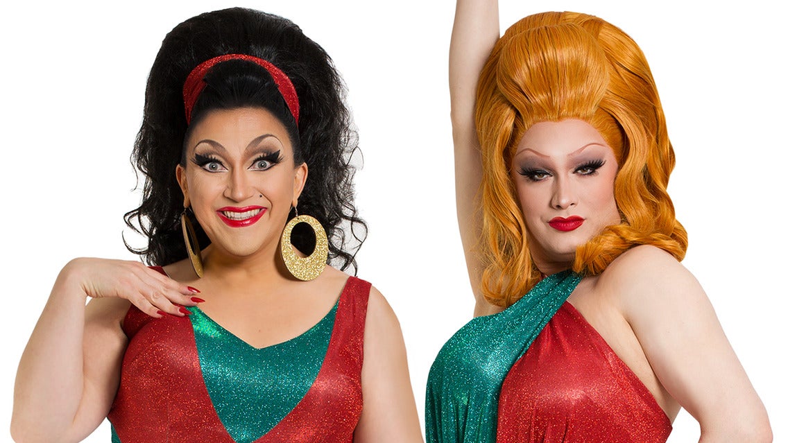 The Jinkx & DeLa Holiday Show Event Title Pic