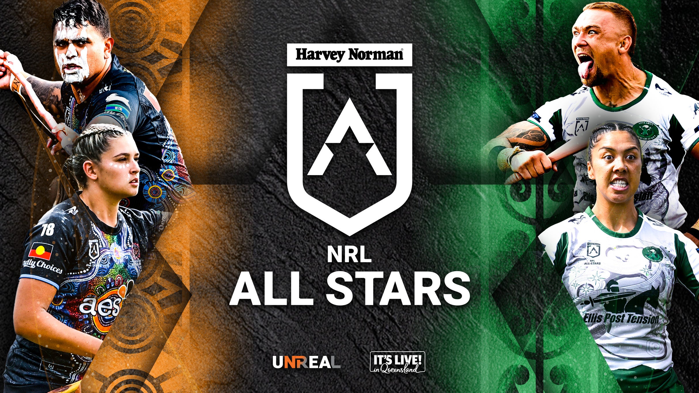 2024 NRL Harvey Norman All Stars in Townsville promo photo for Club Members presale offer code