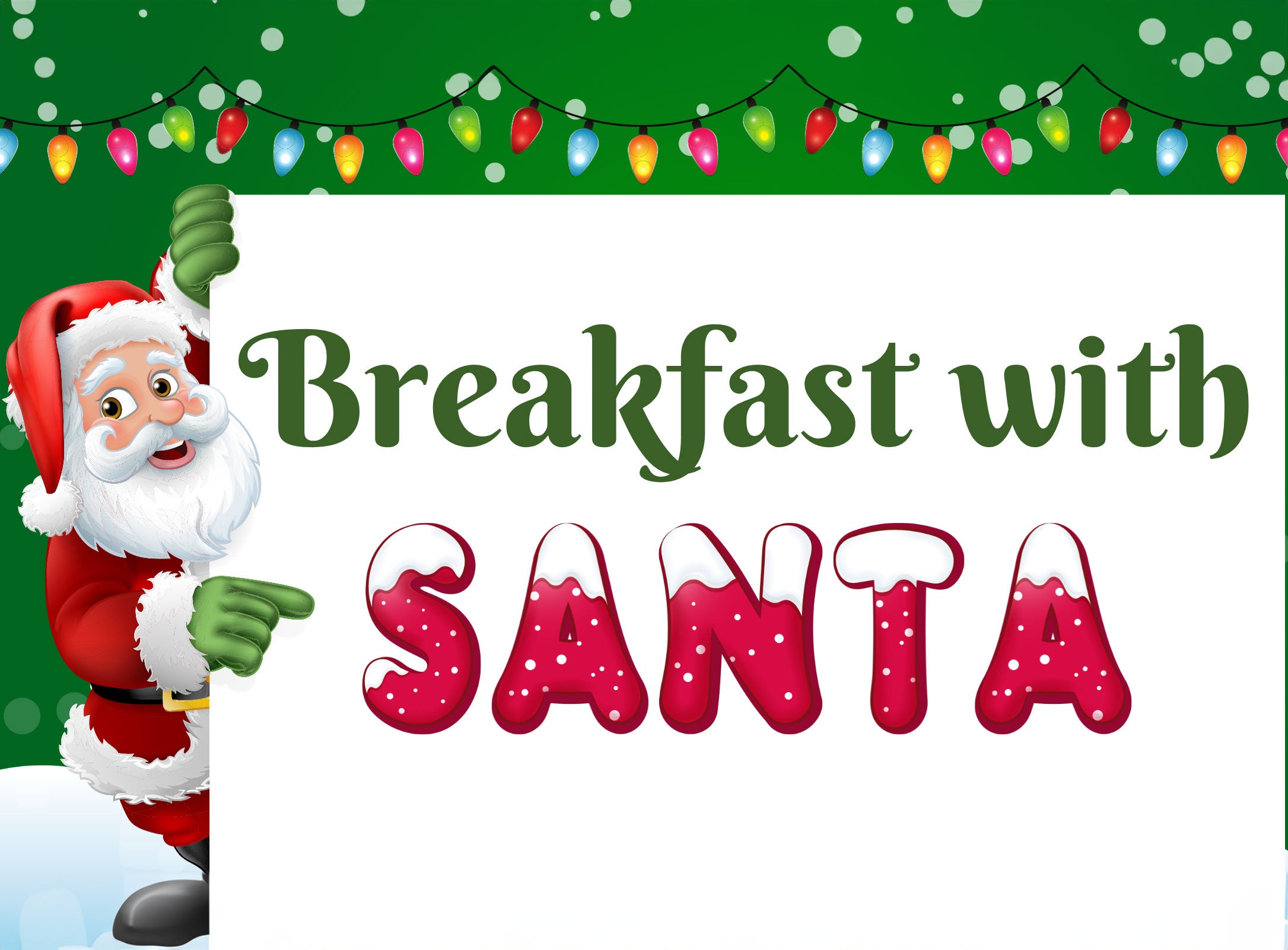 Breakfast with Santa at Embassy Theatre – Fort Wayne, IN