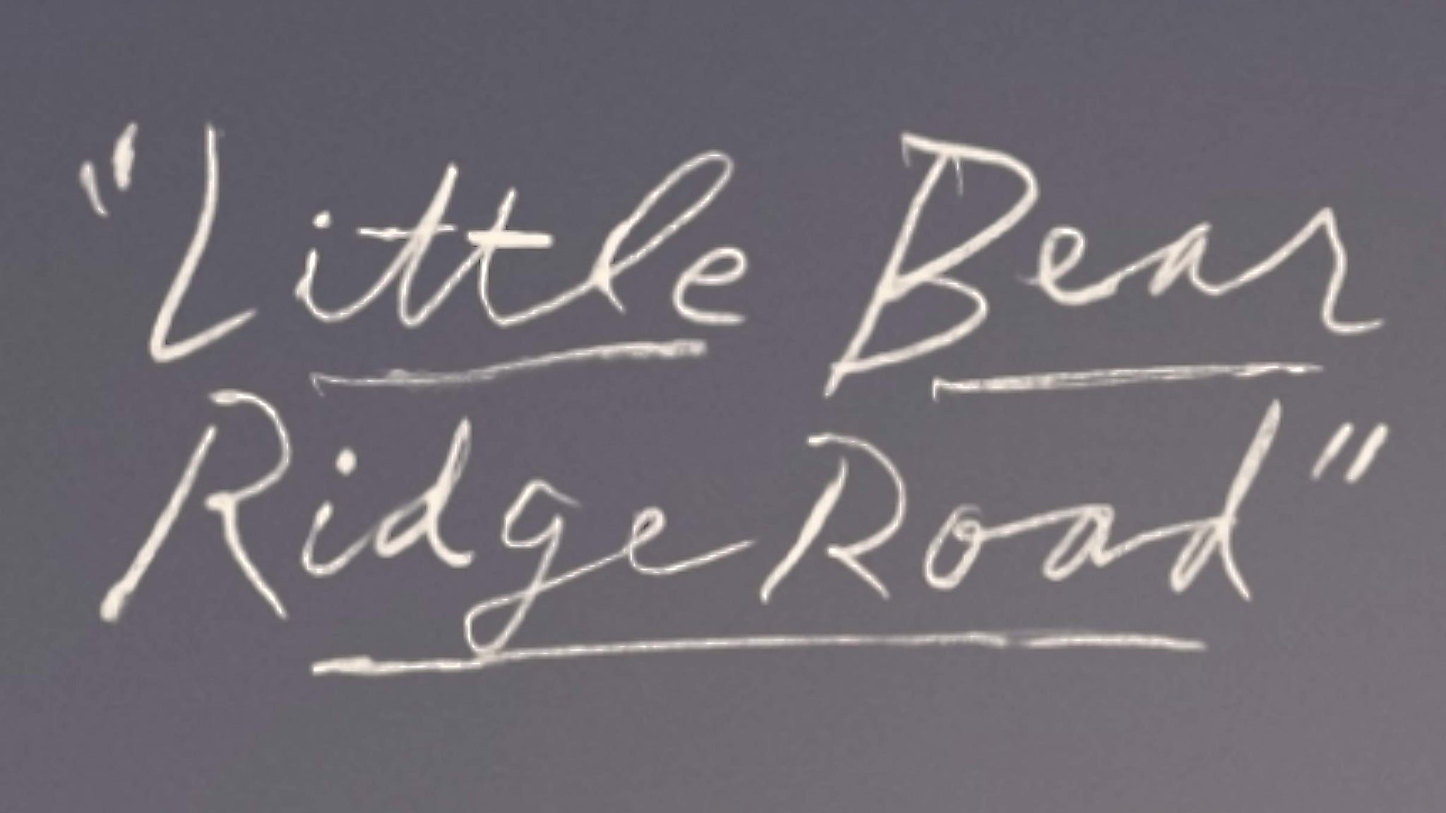 Little Bear Ridge Road (NY)