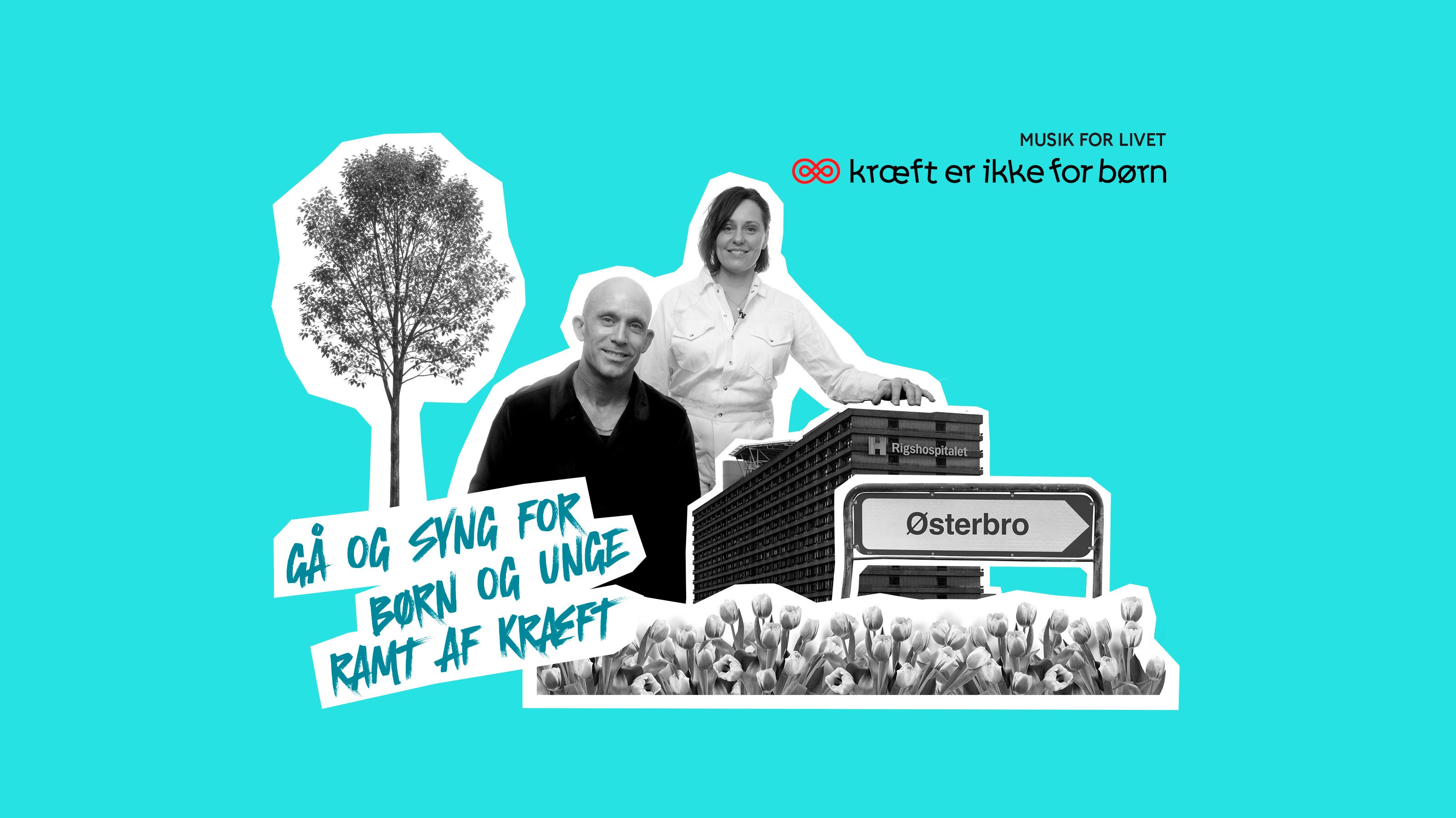 Julie Maria & Rasmus Skov Borring: gå & syng for børn ramt af kræft