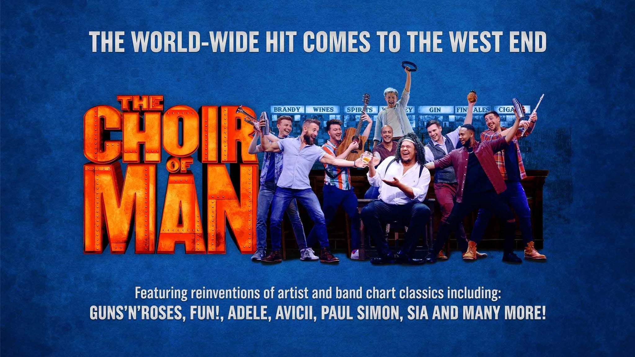 The Choir of Man Event Title Pic