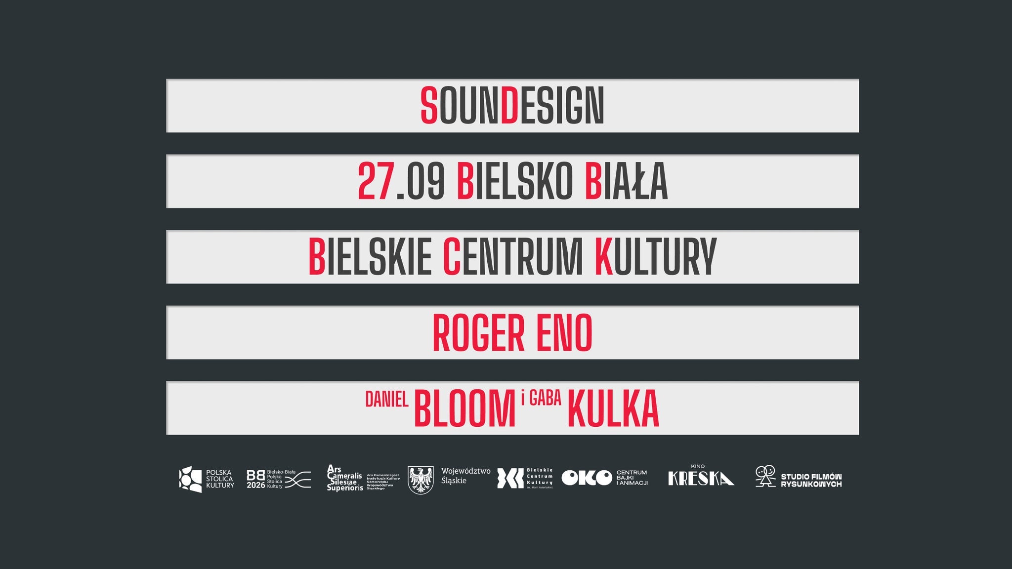 Soundesign - Roger Eno, Daniel Bloom i Gaba Kulka