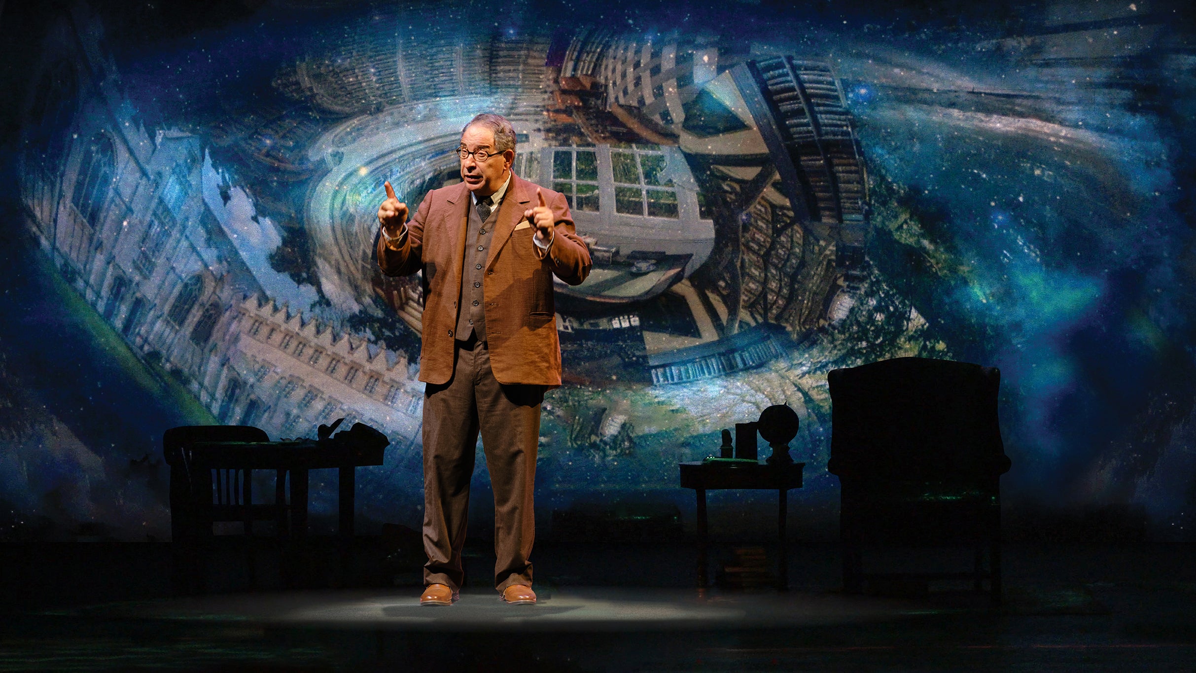 C.S. Lewis on Stage Further Up & Further In