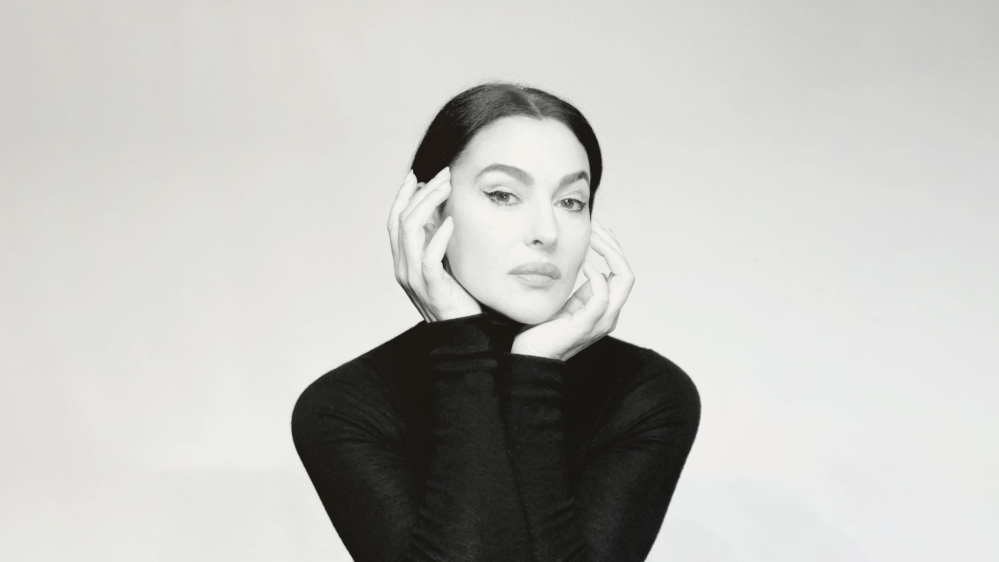 Monica Bellucci in New York promo photo for Official Platinum presale offer code