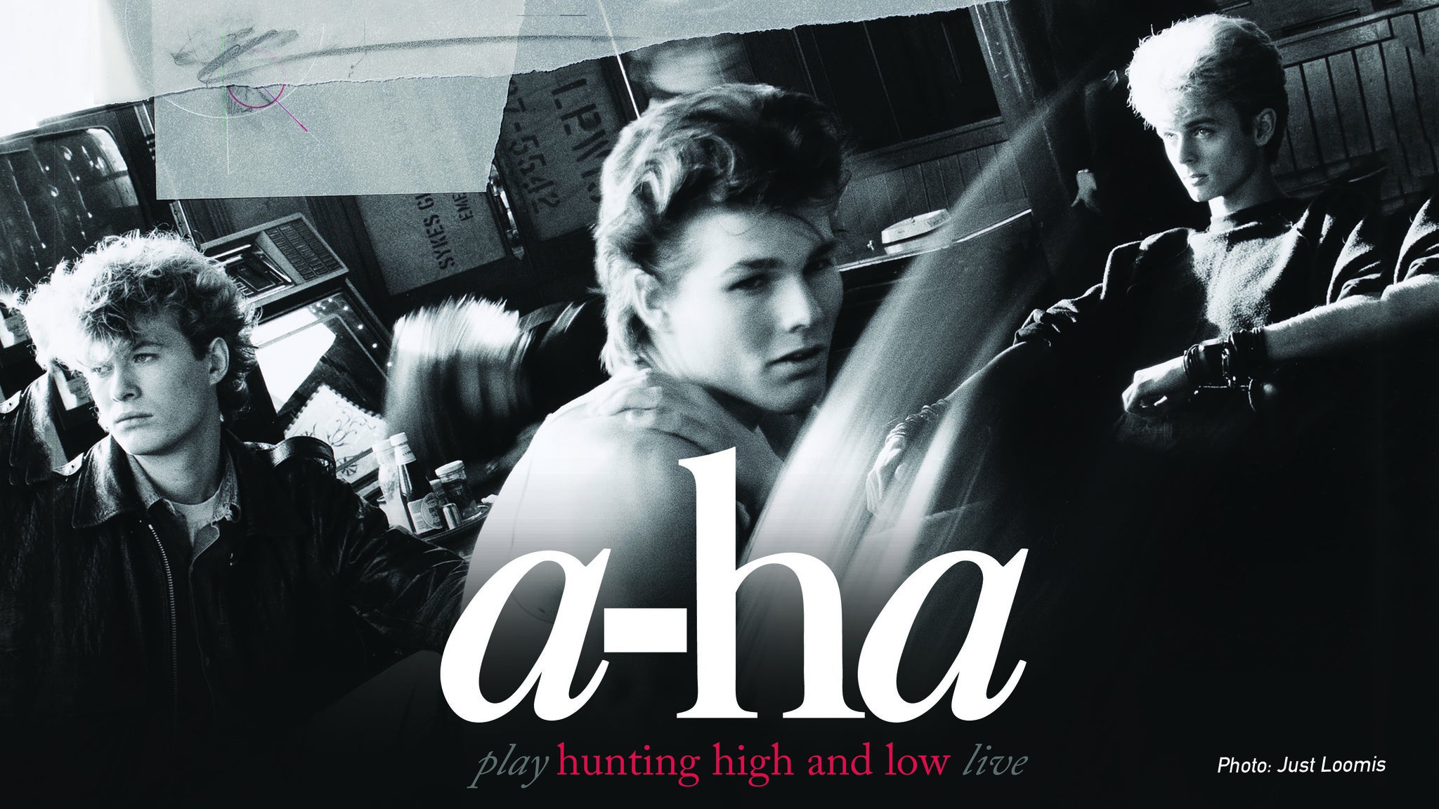 A-HA - Hunting High and Low tour - Official Platinum Tickets Event Title Pic