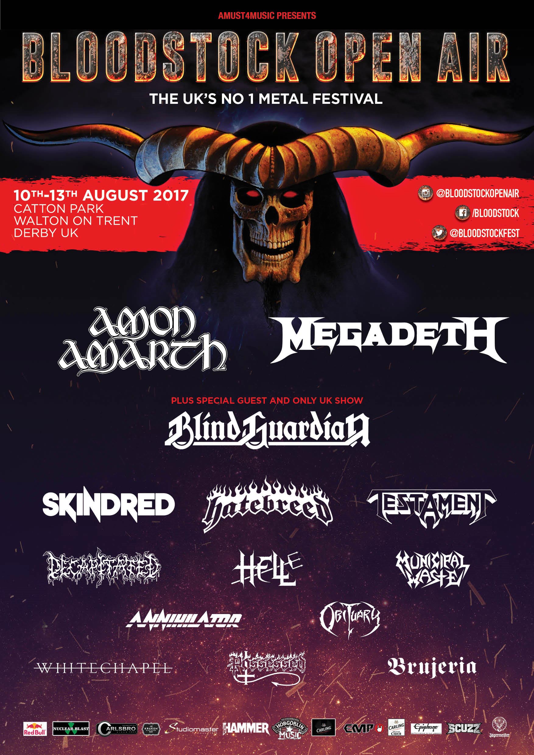 Bloodstock 2025 - Standard Weekend + Camping Tickets