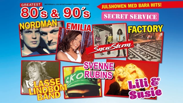 Greatest 80s & 90s – Julshowen med bara hits i Nya Cirkus, Stockholm 08/12/2024