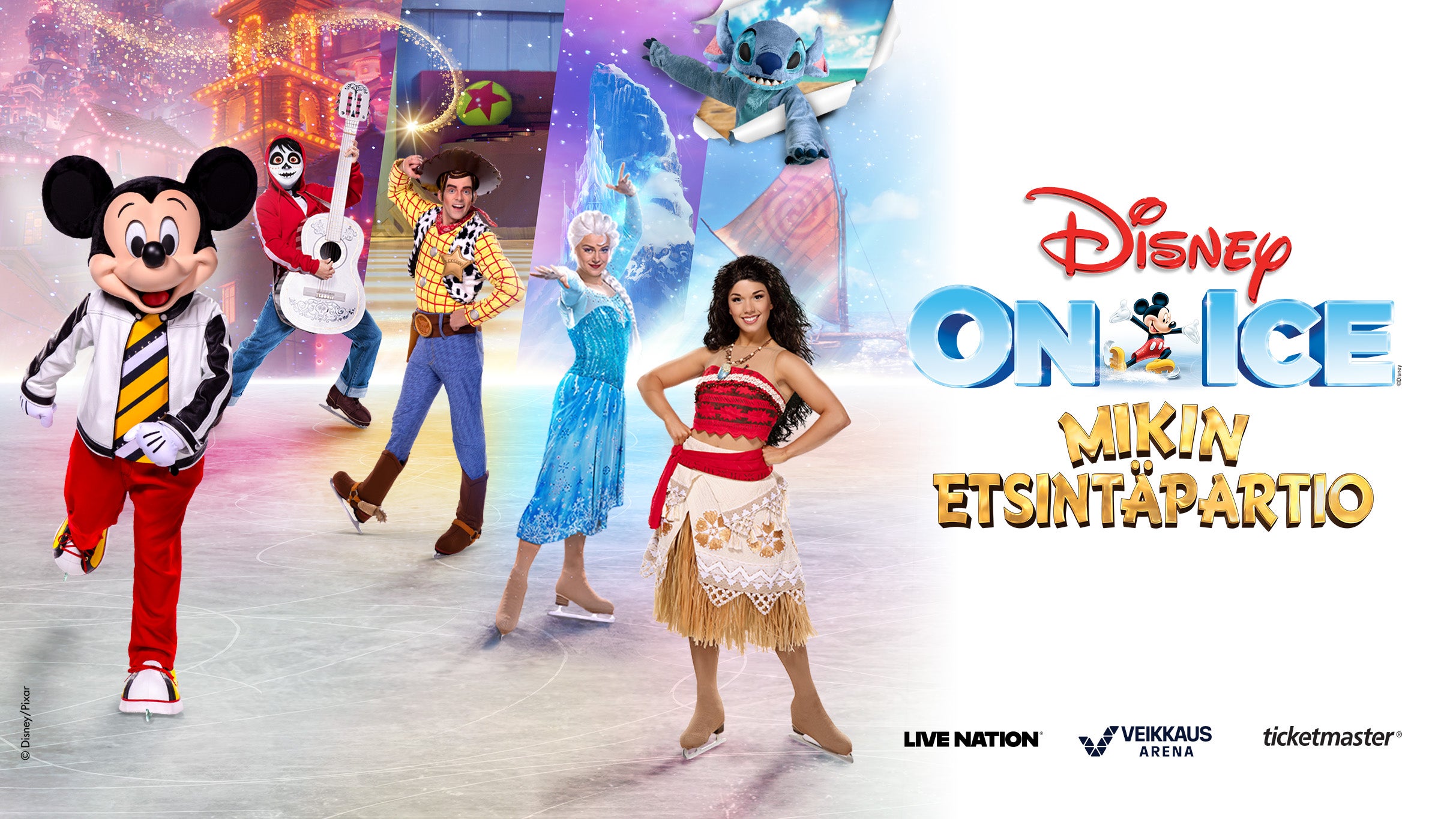 Disney On Ice - Mikin Etsintäpartio - Menox - Helsinki - lauantaina 13. helmikuuta 2027