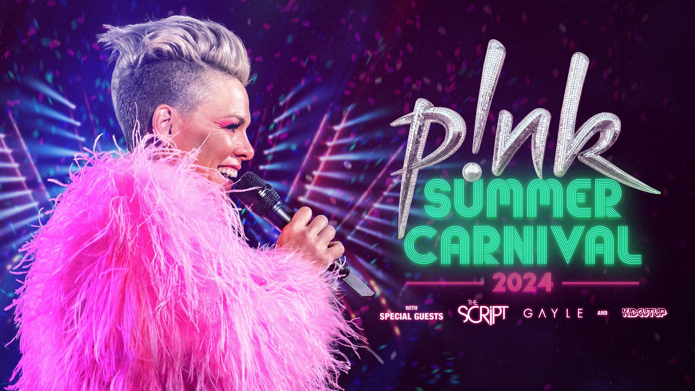 P!NK - Venue Hospitality Packages - Summer Carnival 2024 Event Title Pic
