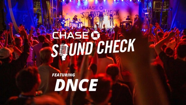 Chase Sound Check at the US Open