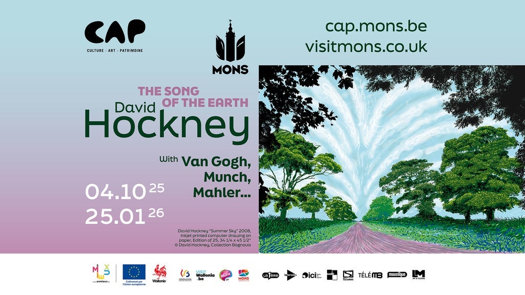David Hockney. The Song of the Earth event poster
