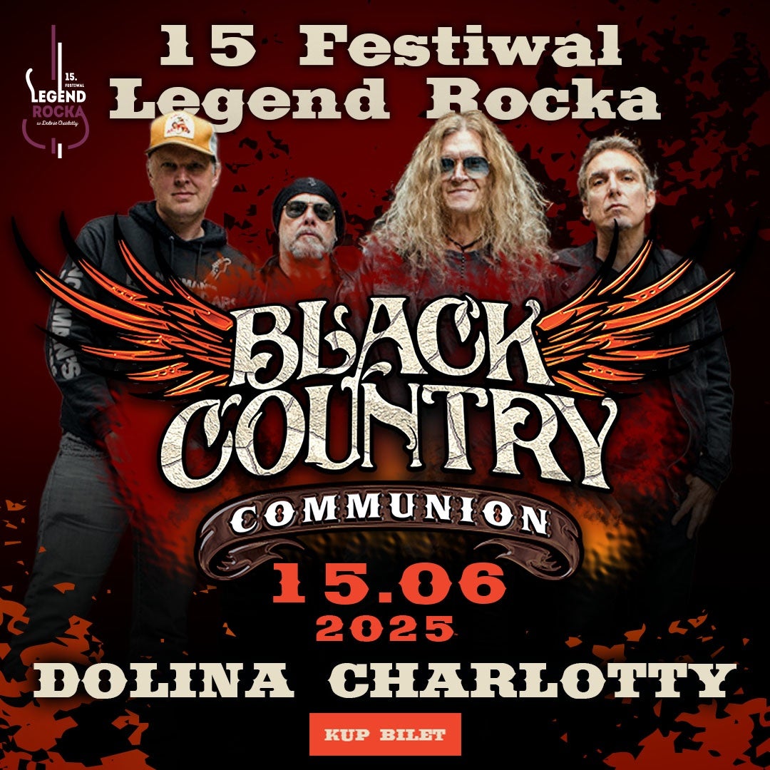 15. Festiwal Legend Rocka - Black Country Communion