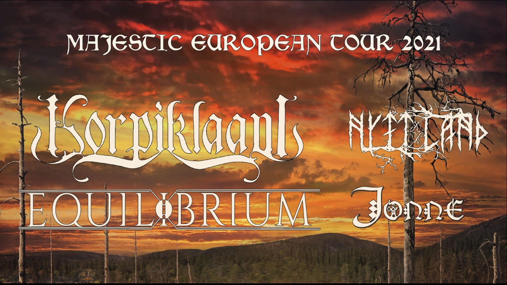 KORPIKLAANI & EQUILIBRIUM - Majestic European Tour 2021