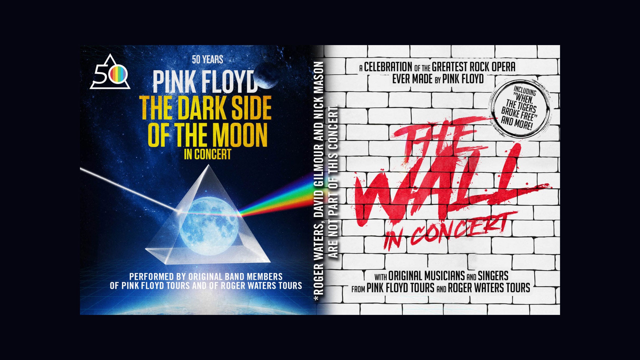 The Wall & The Dark Side of The Moon in Concert