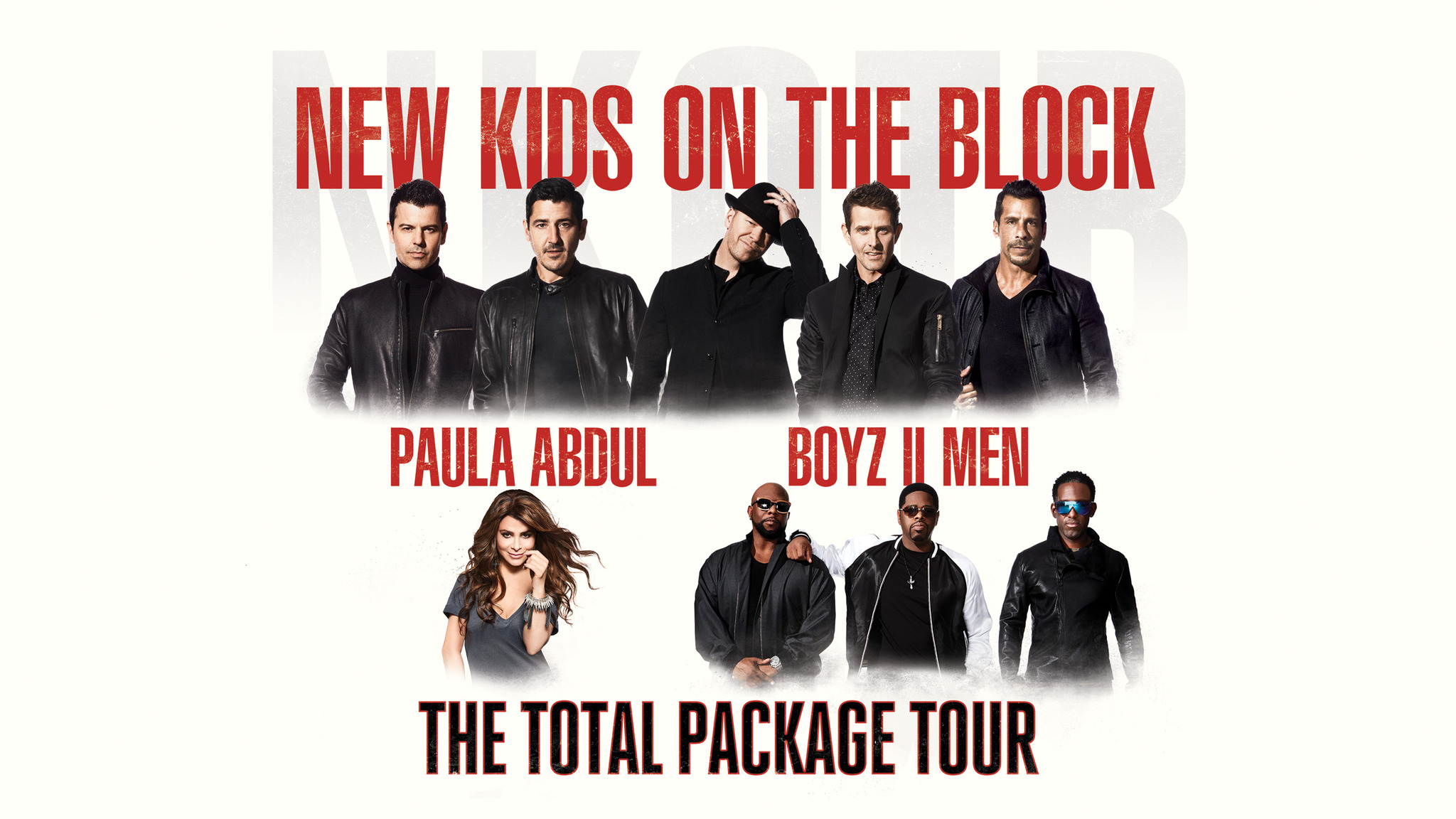 The Total Package Tour NKOTB with Paula Abdul And Boyz II Men Billets Dates d'événements et
