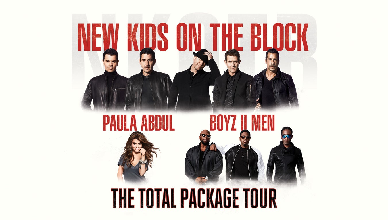 The Total Package Tour NKOTB with Paula Abdul And Boyz II Men Billets