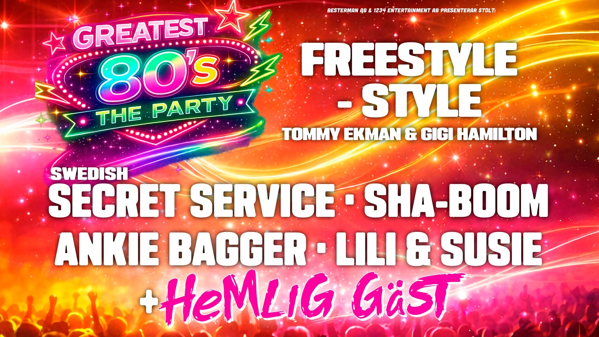 GREATEST 80’S – THE PARTY