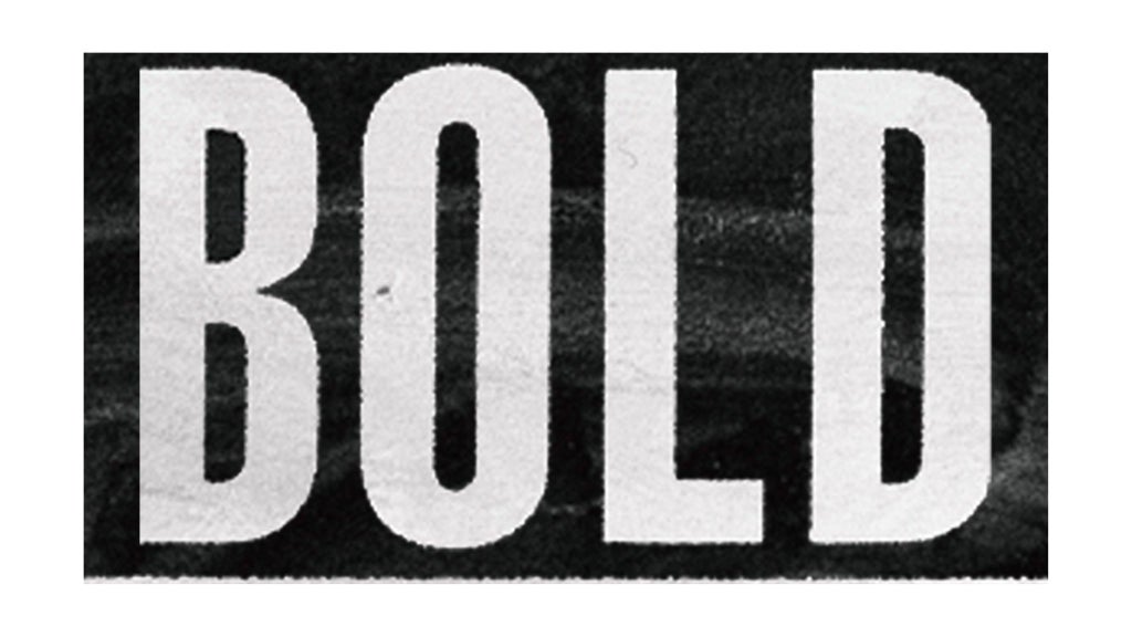 Bold