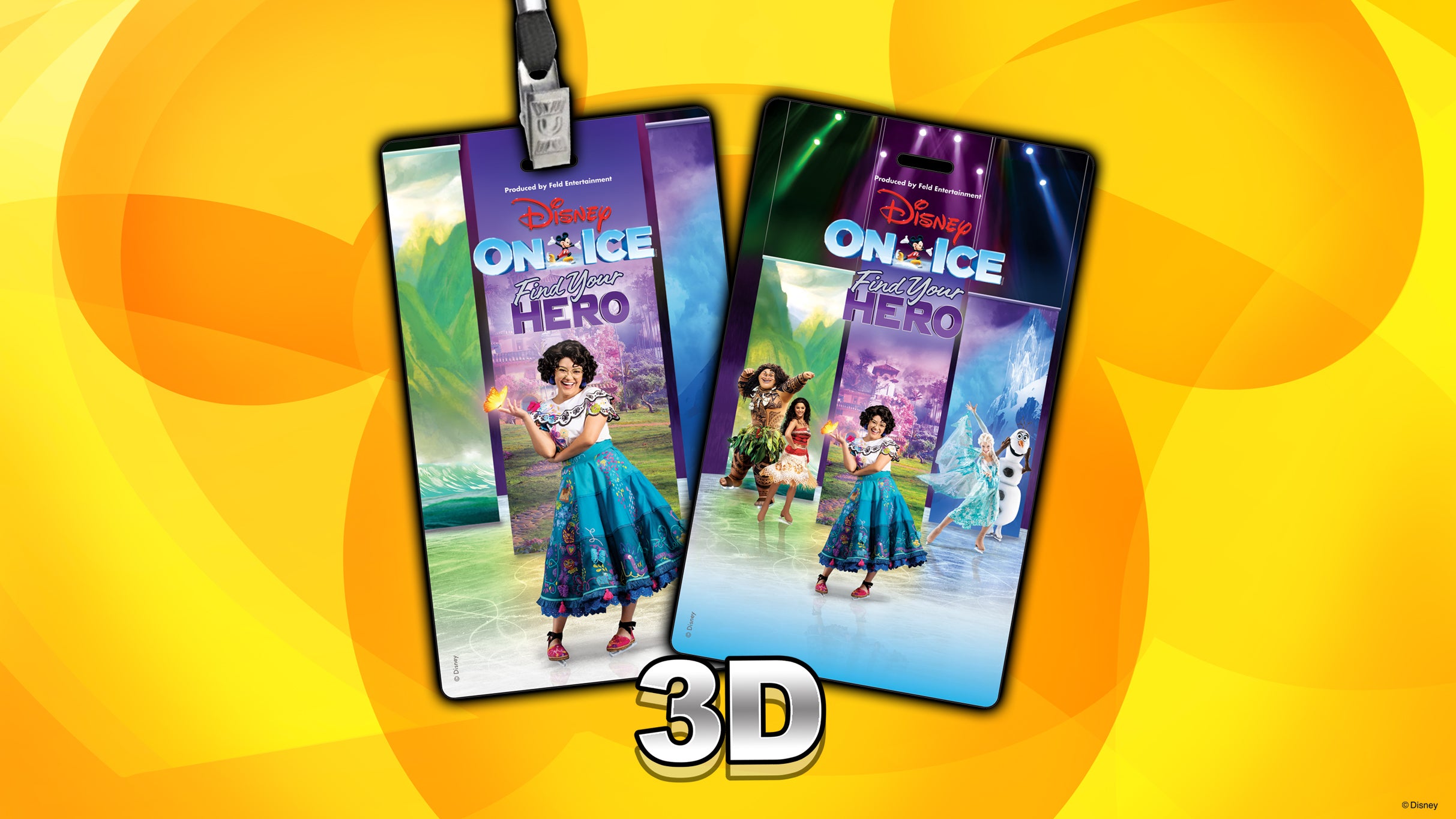 Disney On Ice Find Your Hero Official Souvenir Tag presale information on freepresalepasswords.com