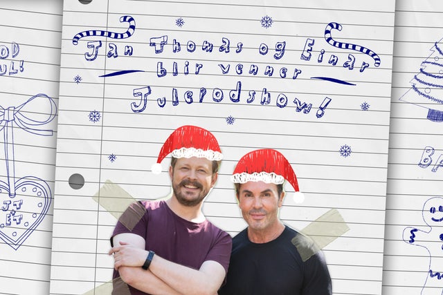 Jan Thomas og Einar blir venner - Julepodshow in Norway