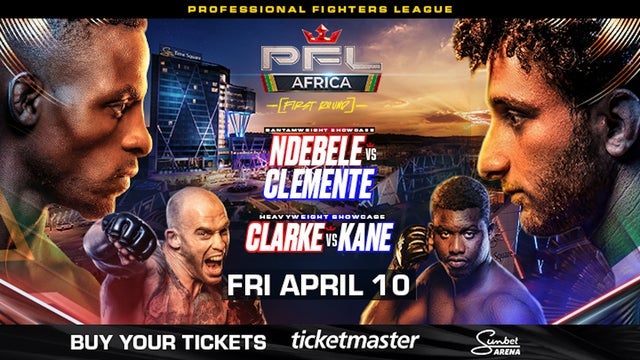 PFL Africa Pretoria in SunBet Arena Time Square, Pretoria 10/04/2026
